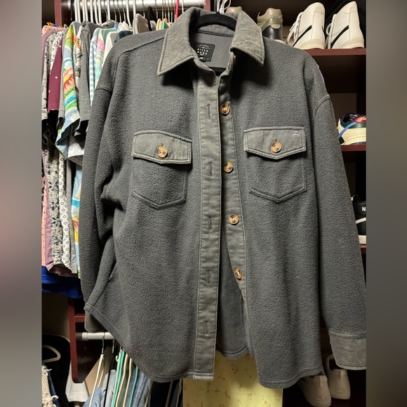 Billabong shacket women’s vintage black / dark gray. Size XS. Fits like a sm. - Picture 1 of 4